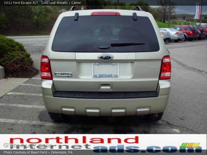 Gold Leaf Metallic / Camel 2011 Ford Escape XLT