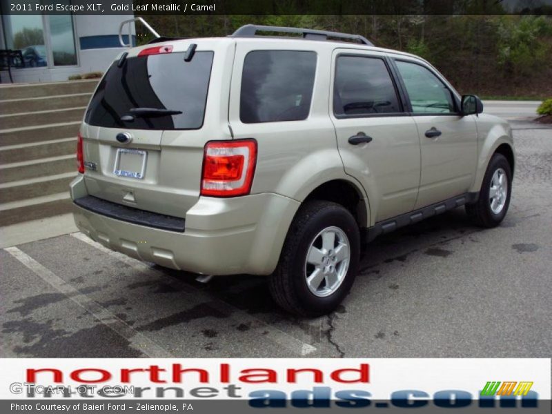 Gold Leaf Metallic / Camel 2011 Ford Escape XLT