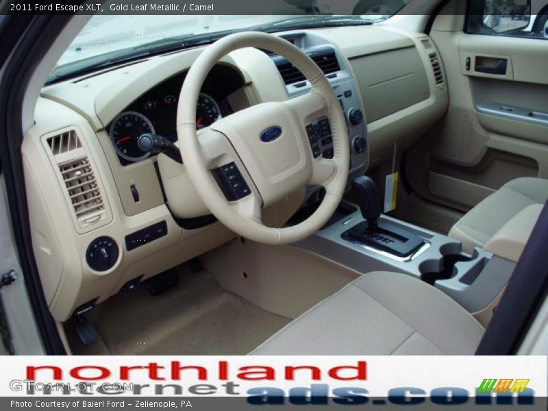 Gold Leaf Metallic / Camel 2011 Ford Escape XLT