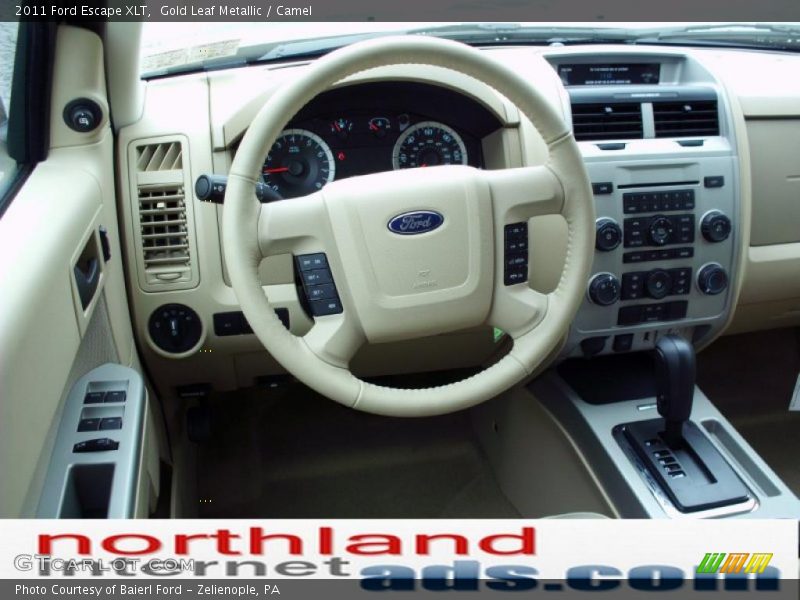 Gold Leaf Metallic / Camel 2011 Ford Escape XLT