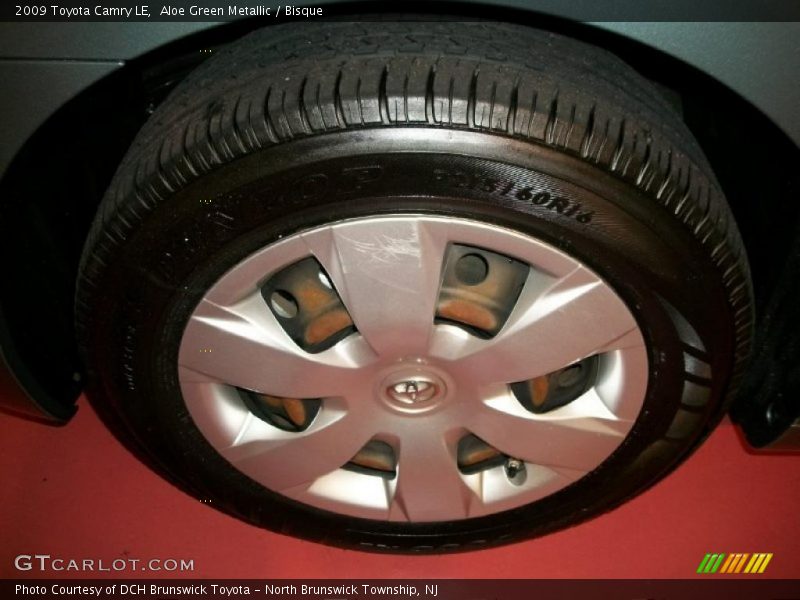 Aloe Green Metallic / Bisque 2009 Toyota Camry LE