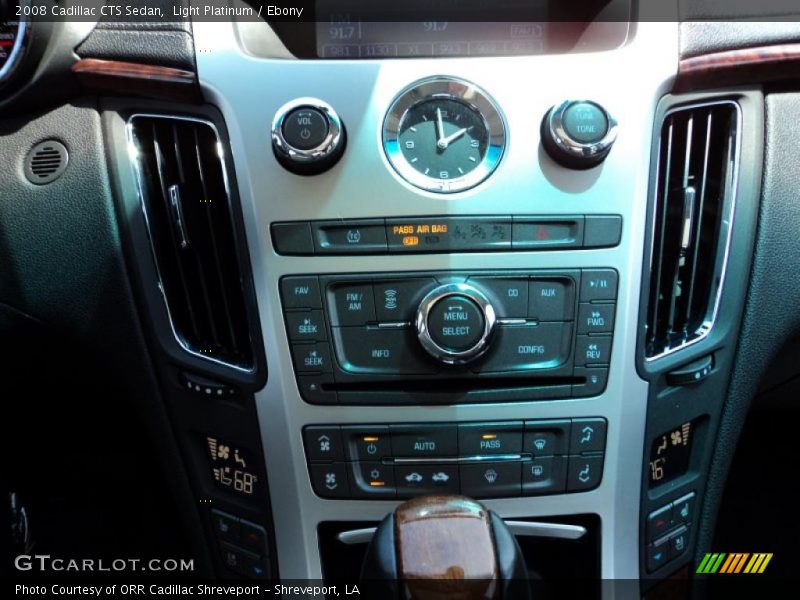 Controls of 2008 CTS Sedan