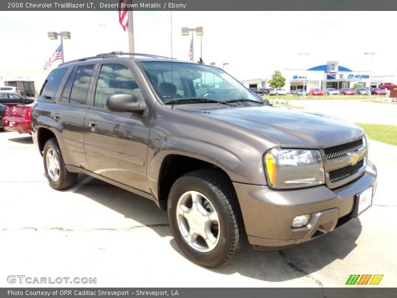 Desert Brown Metallic / Ebony 2008 Chevrolet TrailBlazer LT