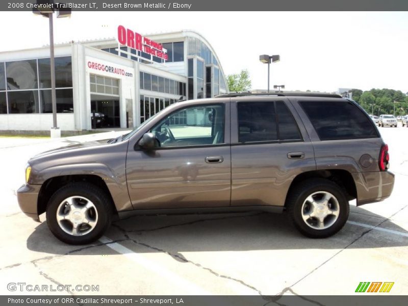 Desert Brown Metallic / Ebony 2008 Chevrolet TrailBlazer LT
