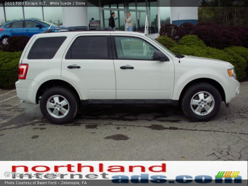 White Suede / Stone 2011 Ford Escape XLT
