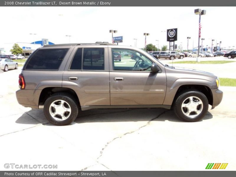Desert Brown Metallic / Ebony 2008 Chevrolet TrailBlazer LT