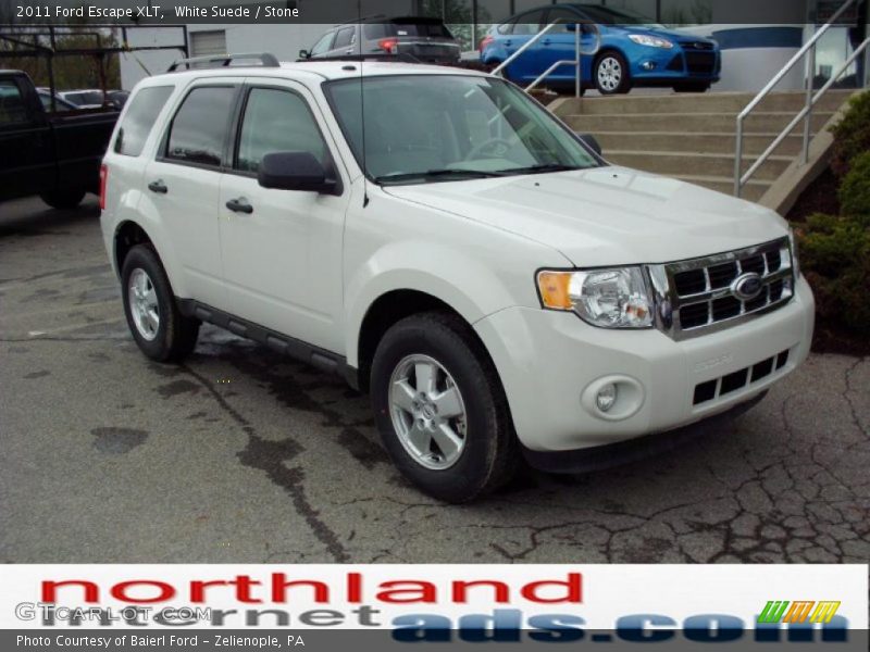 White Suede / Stone 2011 Ford Escape XLT
