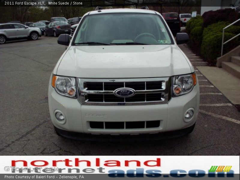 White Suede / Stone 2011 Ford Escape XLT