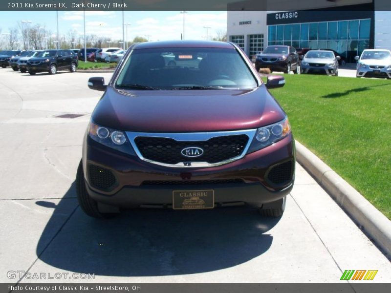 Dark Cherry / Black 2011 Kia Sorento LX