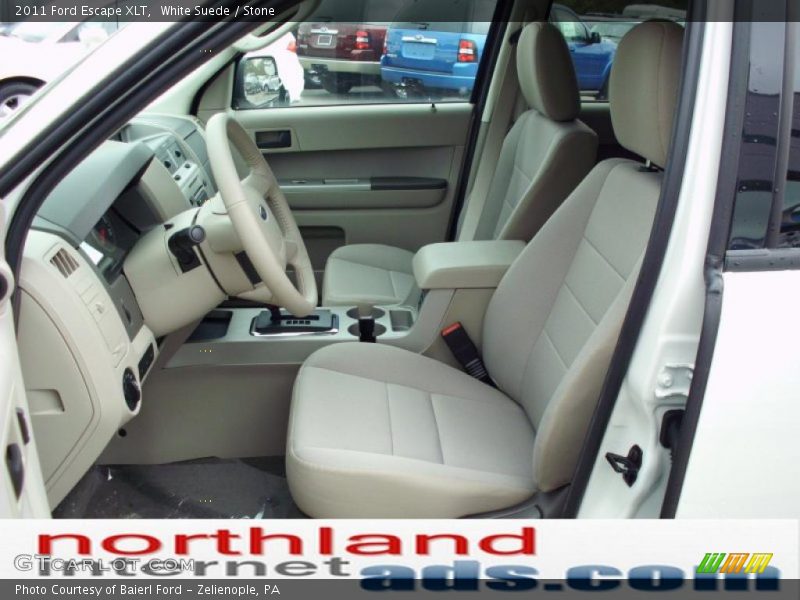 White Suede / Stone 2011 Ford Escape XLT