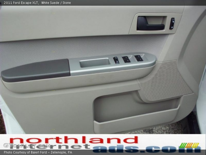 White Suede / Stone 2011 Ford Escape XLT