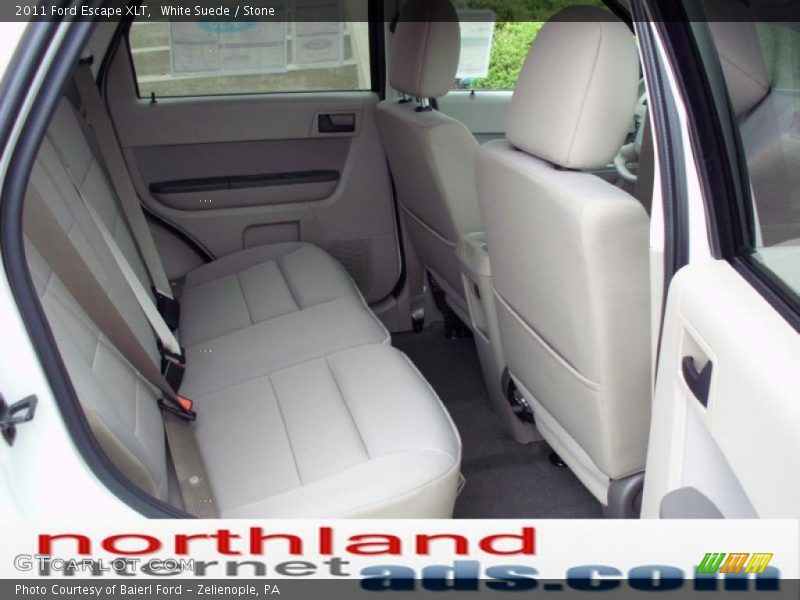 White Suede / Stone 2011 Ford Escape XLT