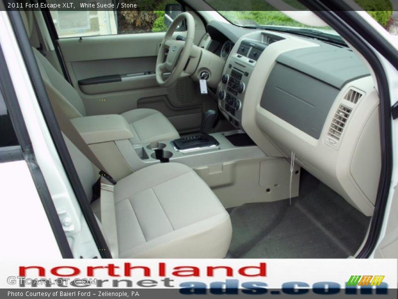 White Suede / Stone 2011 Ford Escape XLT