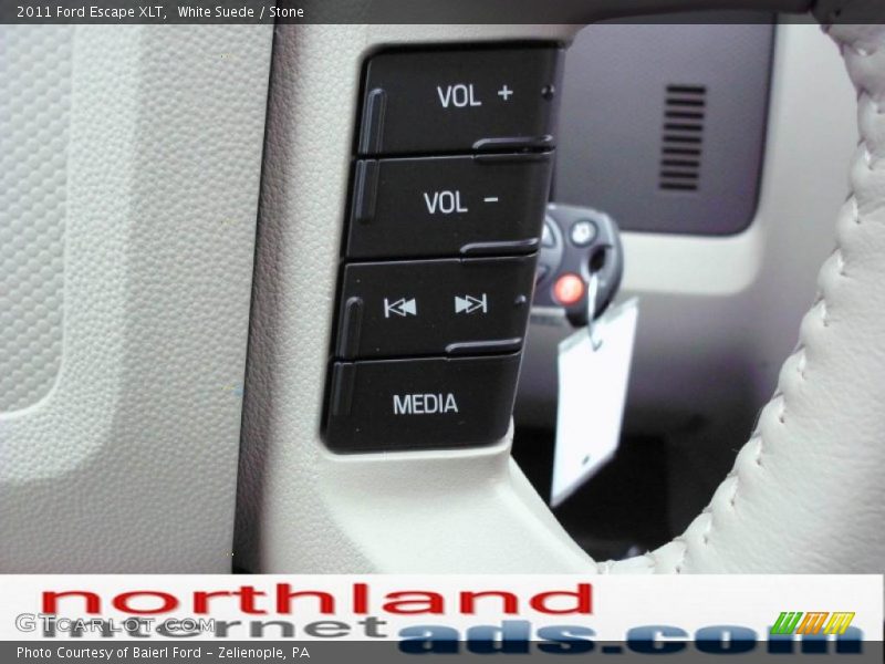 White Suede / Stone 2011 Ford Escape XLT