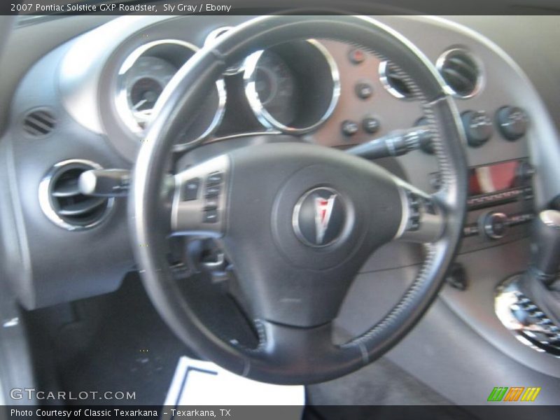 Sly Gray / Ebony 2007 Pontiac Solstice GXP Roadster