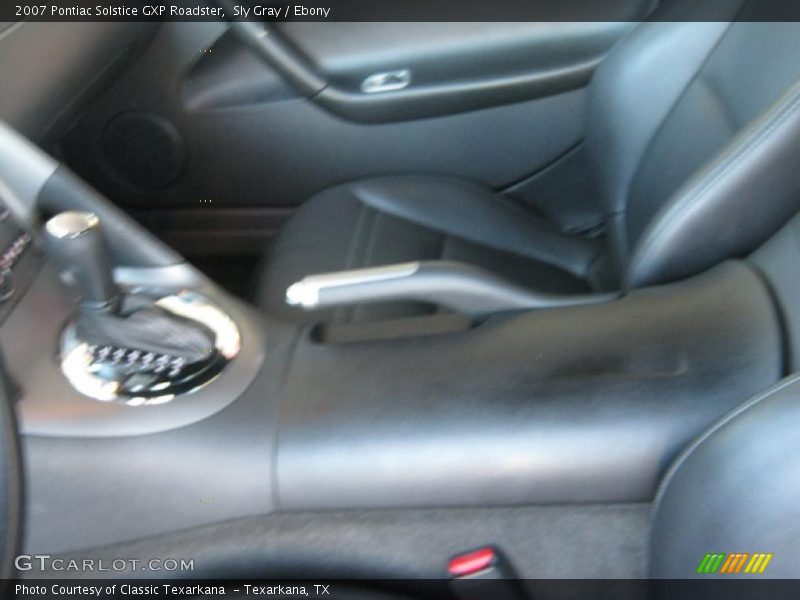 Sly Gray / Ebony 2007 Pontiac Solstice GXP Roadster