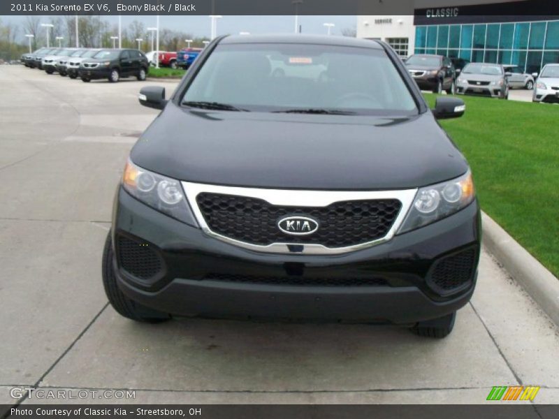 Ebony Black / Black 2011 Kia Sorento EX V6