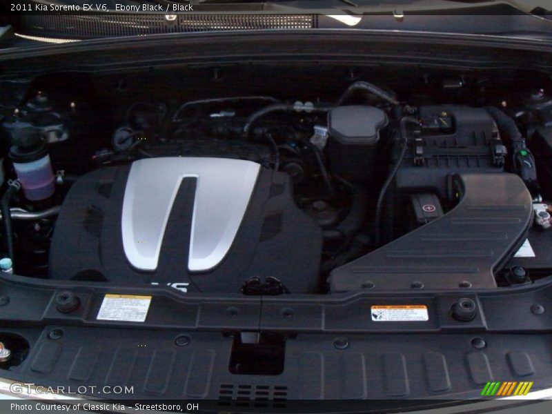 Ebony Black / Black 2011 Kia Sorento EX V6