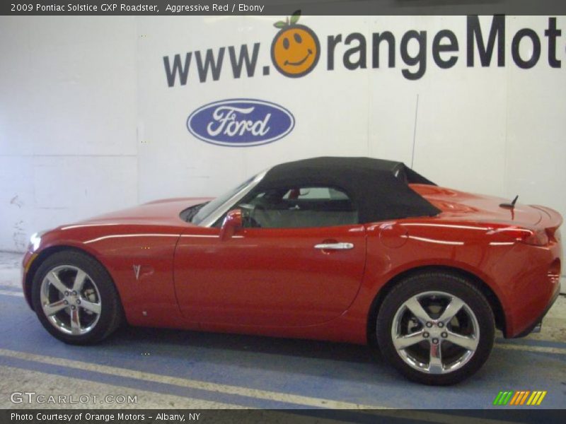 Aggressive Red / Ebony 2009 Pontiac Solstice GXP Roadster