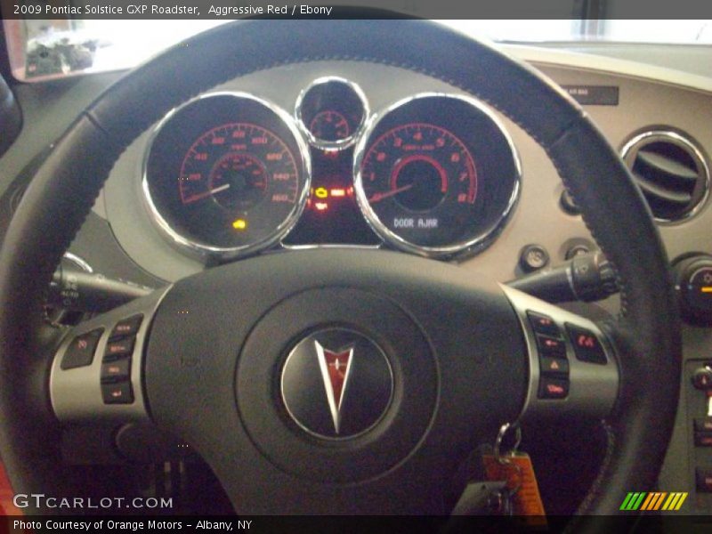 Aggressive Red / Ebony 2009 Pontiac Solstice GXP Roadster