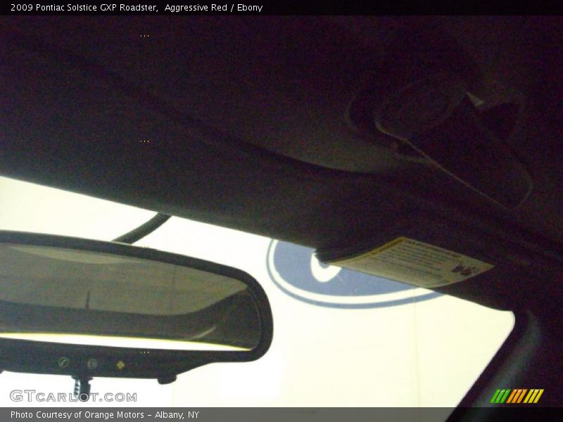 Aggressive Red / Ebony 2009 Pontiac Solstice GXP Roadster