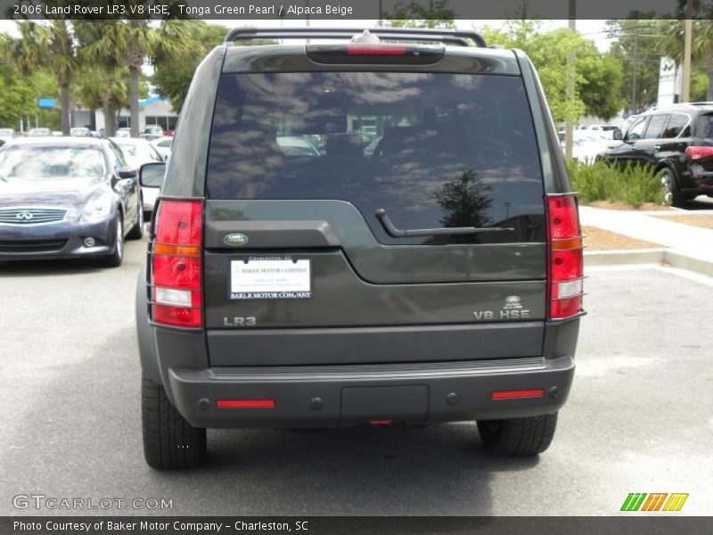 Tonga Green Pearl / Alpaca Beige 2006 Land Rover LR3 V8 HSE