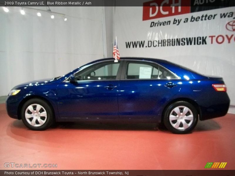 Blue Ribbon Metallic / Ash 2009 Toyota Camry LE