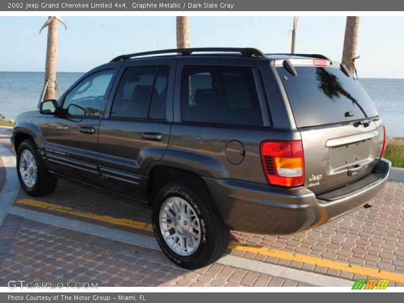 Graphite Metallic / Dark Slate Gray 2002 Jeep Grand Cherokee Limited 4x4