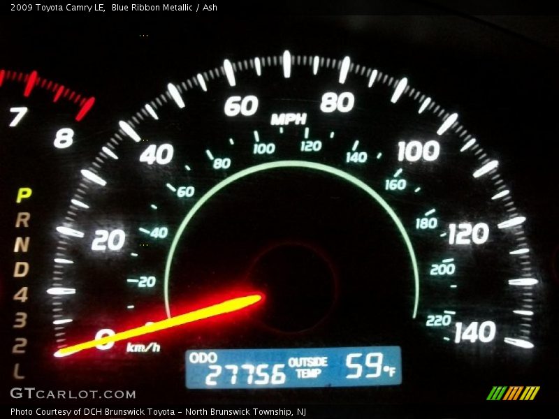 Blue Ribbon Metallic / Ash 2009 Toyota Camry LE