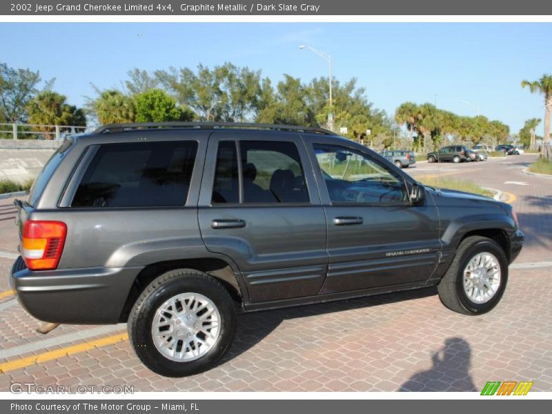 Graphite Metallic / Dark Slate Gray 2002 Jeep Grand Cherokee Limited 4x4