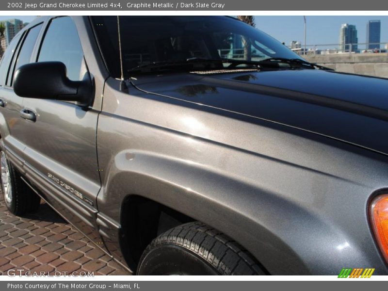 Graphite Metallic / Dark Slate Gray 2002 Jeep Grand Cherokee Limited 4x4