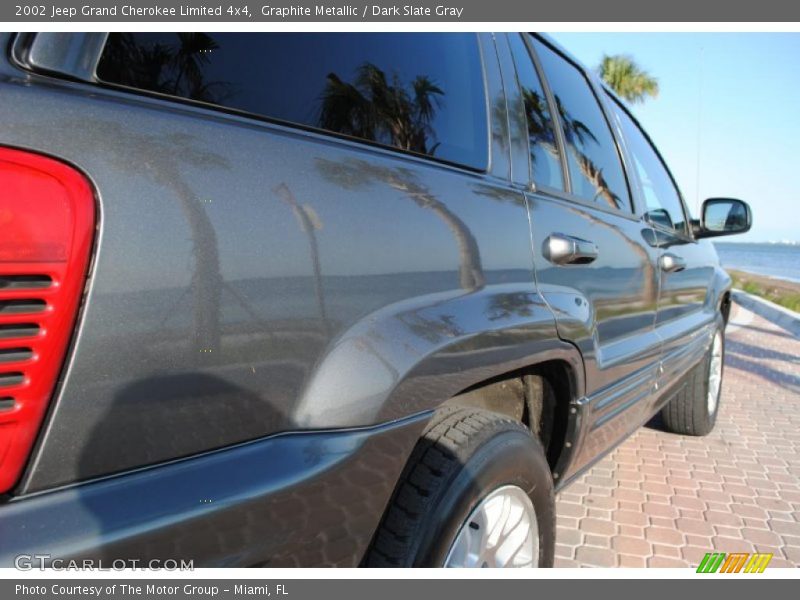 Graphite Metallic / Dark Slate Gray 2002 Jeep Grand Cherokee Limited 4x4