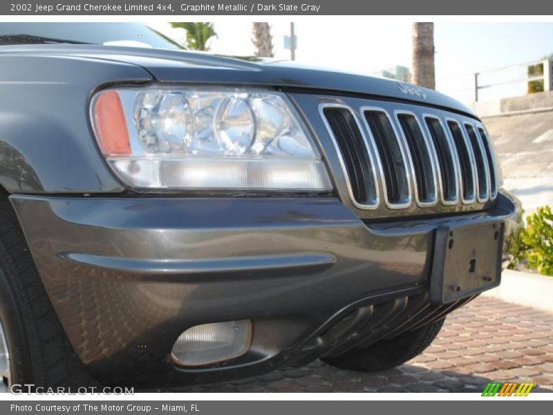 Graphite Metallic / Dark Slate Gray 2002 Jeep Grand Cherokee Limited 4x4