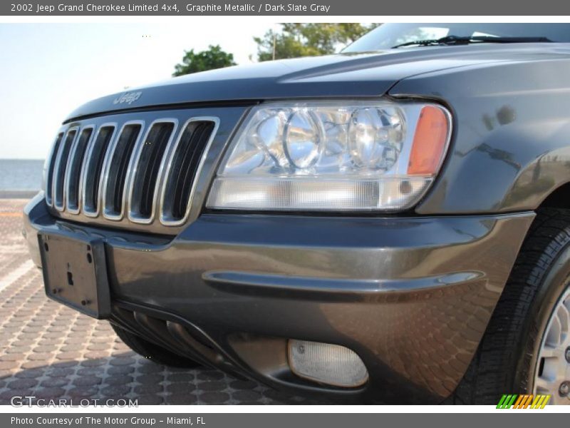 Graphite Metallic / Dark Slate Gray 2002 Jeep Grand Cherokee Limited 4x4