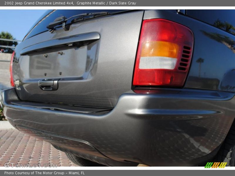 Graphite Metallic / Dark Slate Gray 2002 Jeep Grand Cherokee Limited 4x4