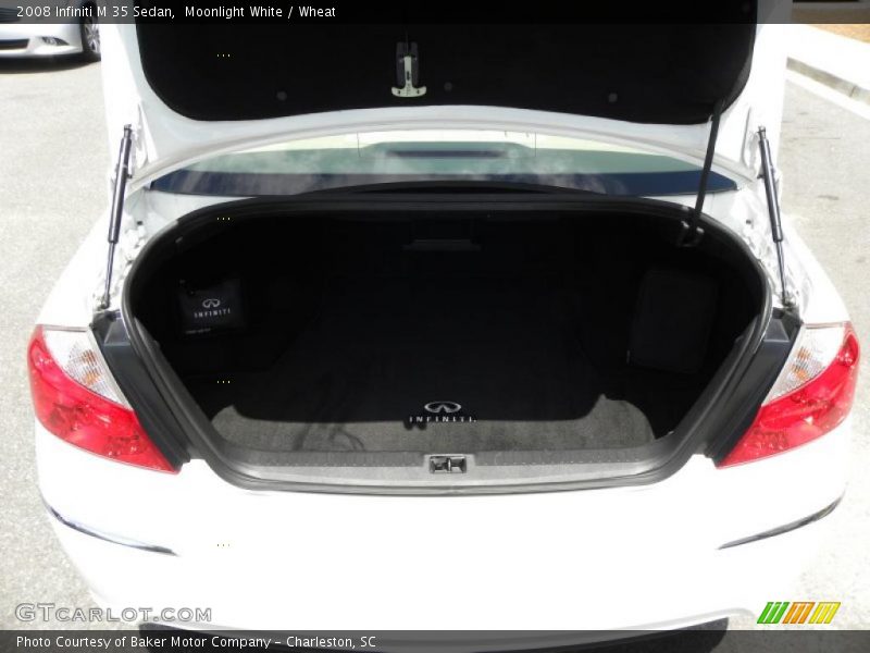 Moonlight White / Wheat 2008 Infiniti M 35 Sedan