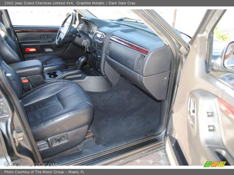 Graphite Metallic / Dark Slate Gray 2002 Jeep Grand Cherokee Limited 4x4