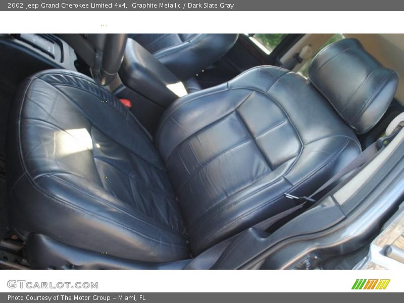 Graphite Metallic / Dark Slate Gray 2002 Jeep Grand Cherokee Limited 4x4