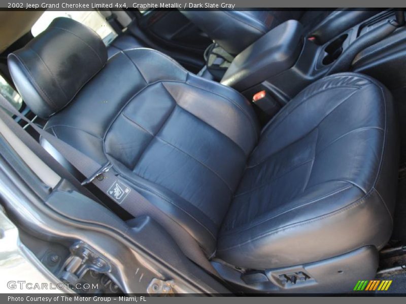 Graphite Metallic / Dark Slate Gray 2002 Jeep Grand Cherokee Limited 4x4