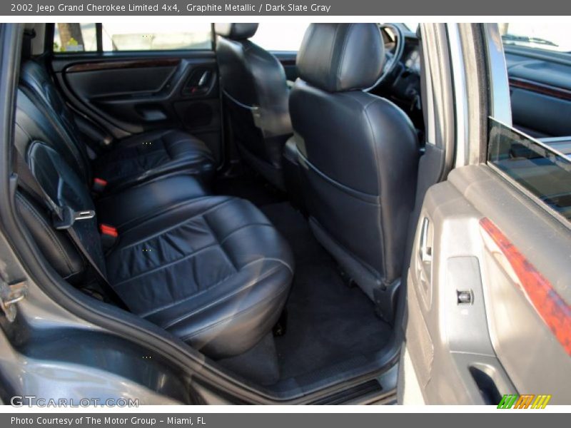 Graphite Metallic / Dark Slate Gray 2002 Jeep Grand Cherokee Limited 4x4