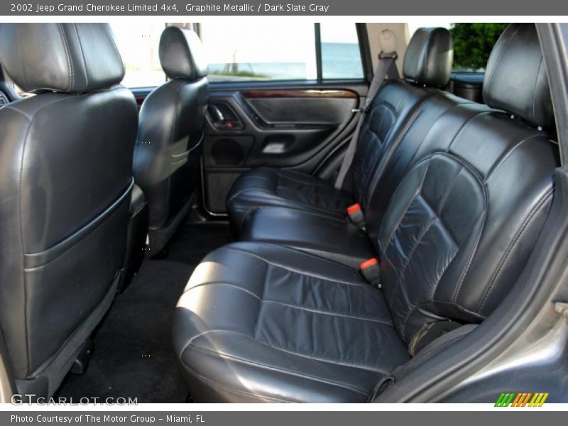 Graphite Metallic / Dark Slate Gray 2002 Jeep Grand Cherokee Limited 4x4