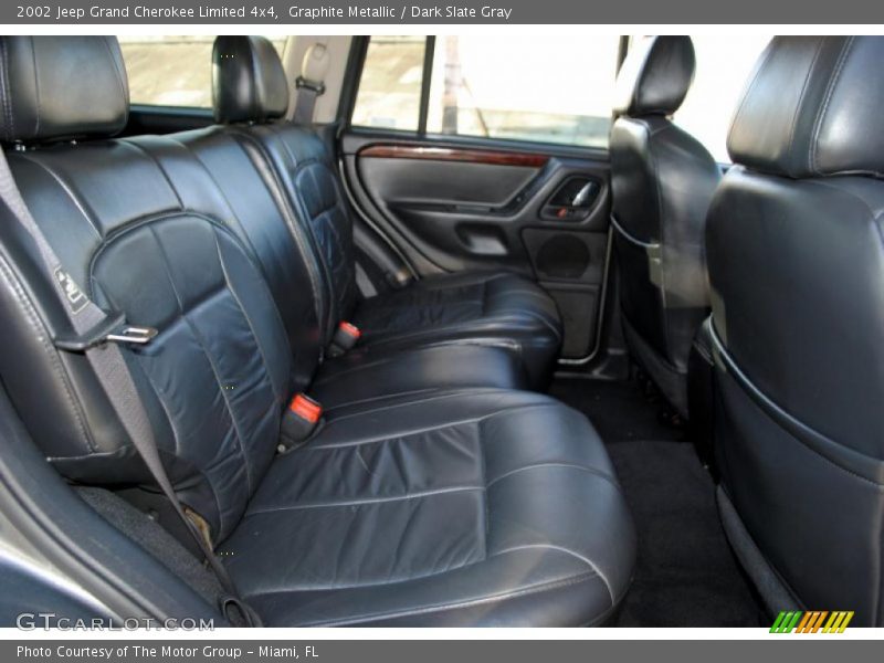 Graphite Metallic / Dark Slate Gray 2002 Jeep Grand Cherokee Limited 4x4