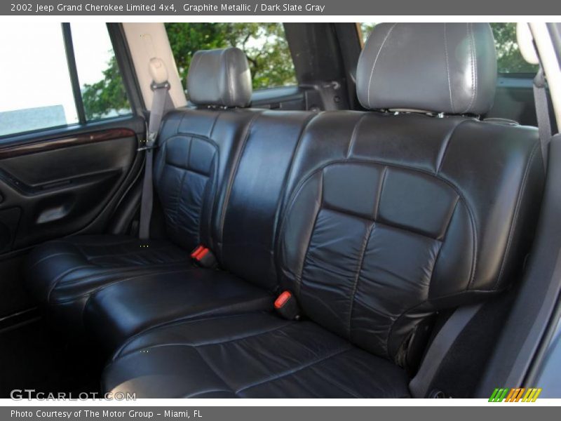 Graphite Metallic / Dark Slate Gray 2002 Jeep Grand Cherokee Limited 4x4