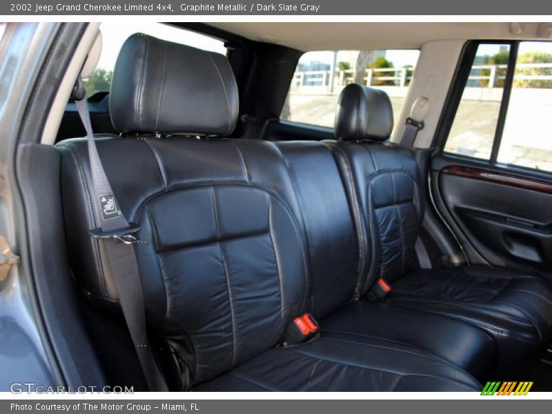 Graphite Metallic / Dark Slate Gray 2002 Jeep Grand Cherokee Limited 4x4