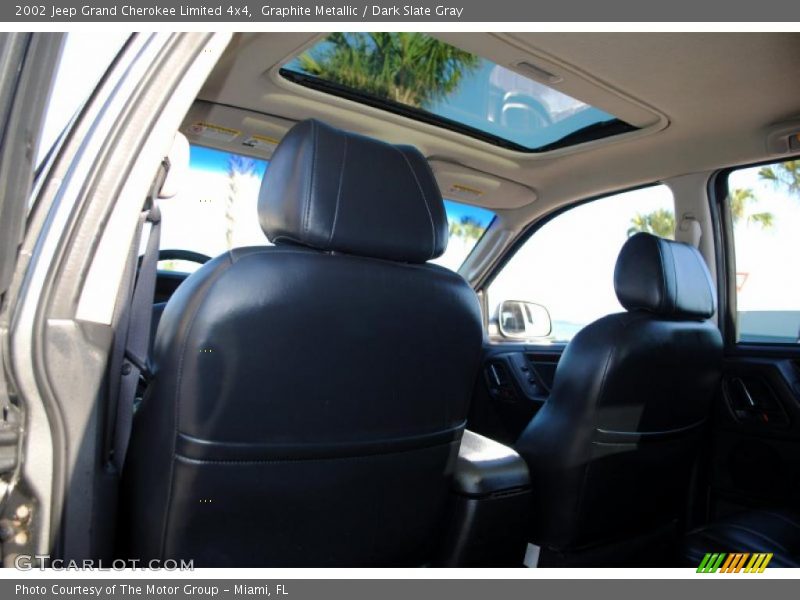 Graphite Metallic / Dark Slate Gray 2002 Jeep Grand Cherokee Limited 4x4