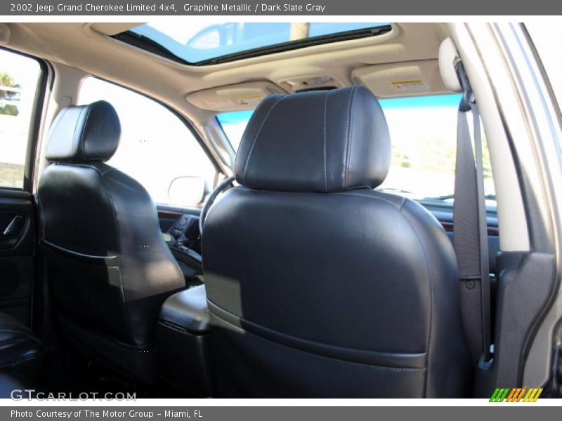 Graphite Metallic / Dark Slate Gray 2002 Jeep Grand Cherokee Limited 4x4