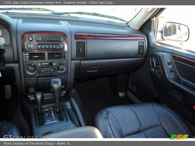 Graphite Metallic / Dark Slate Gray 2002 Jeep Grand Cherokee Limited 4x4