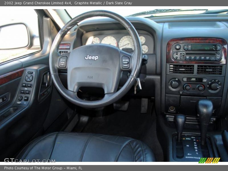 Dashboard of 2002 Grand Cherokee Limited 4x4
