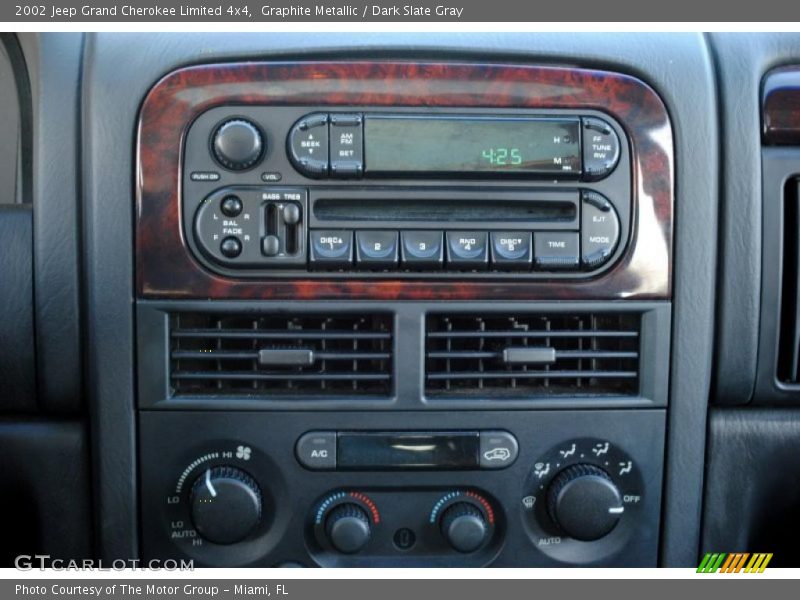 Controls of 2002 Grand Cherokee Limited 4x4