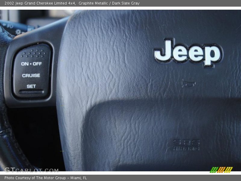 Graphite Metallic / Dark Slate Gray 2002 Jeep Grand Cherokee Limited 4x4